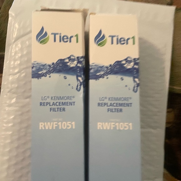 Lot of 2 Tier 1 Refrigerator Water Filters RWF1051 KENMORE LG NEW - Picture 4 of 8